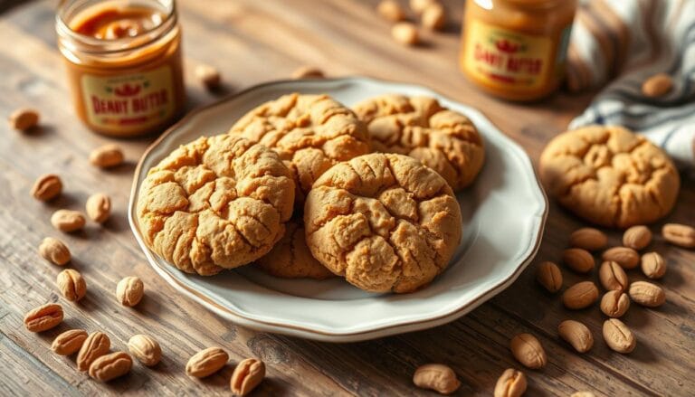 3 ingredient eggless peanut butter cookies