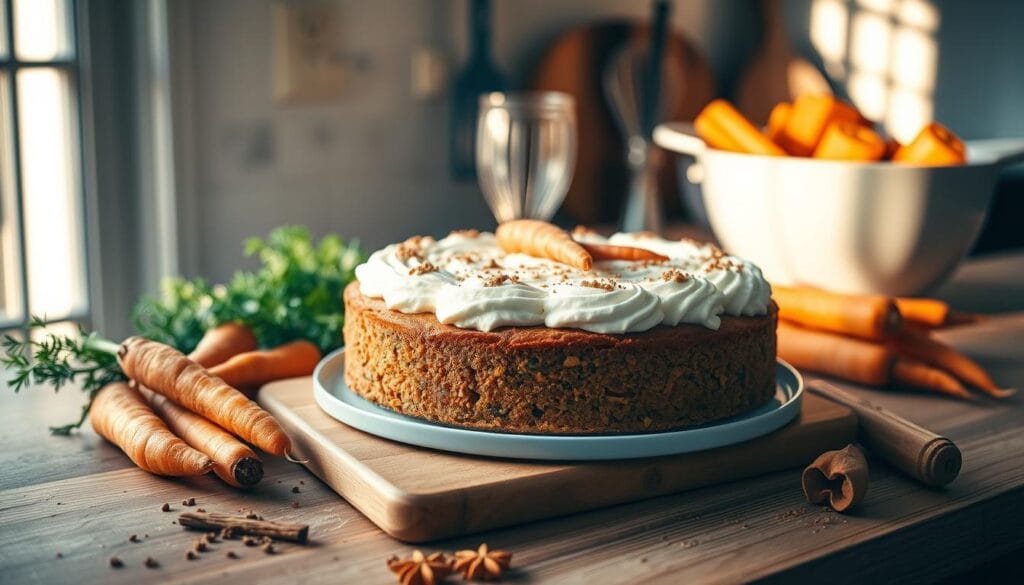 Baking Moist Carrot Sheet Cake