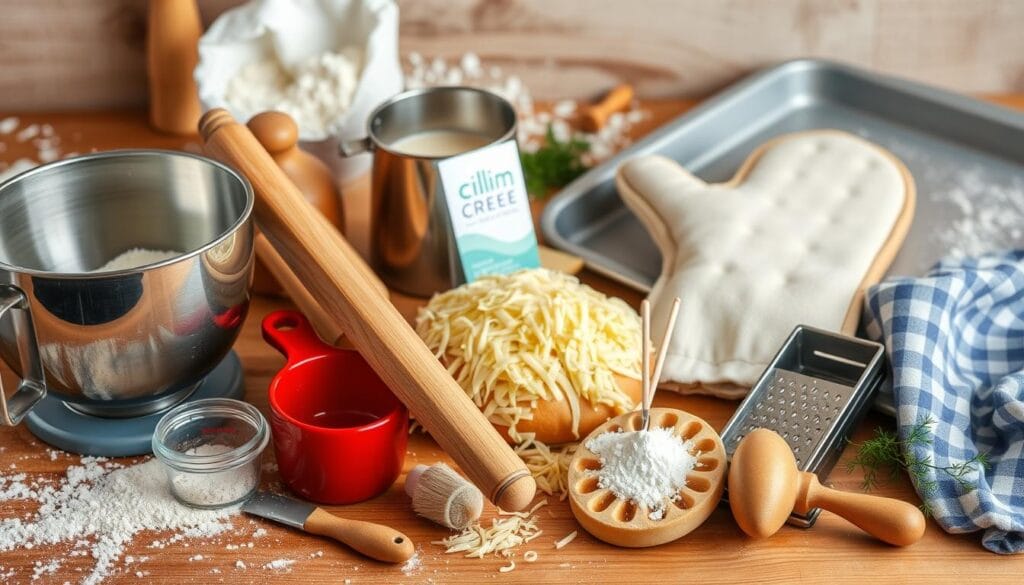 Baking Tools for Cheesy Bread