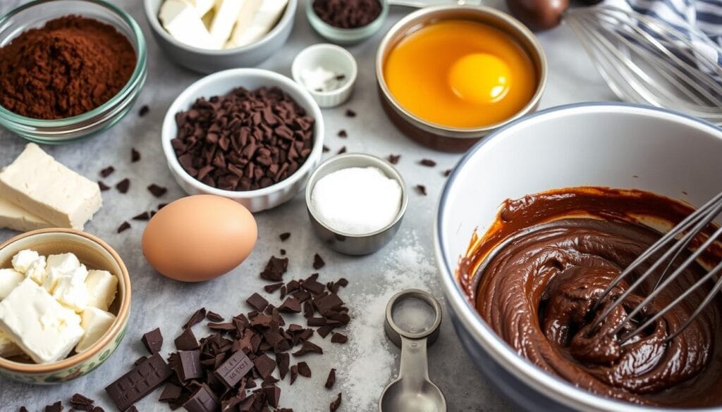 Chocolate Cream Cheese Pound Cake Preparation