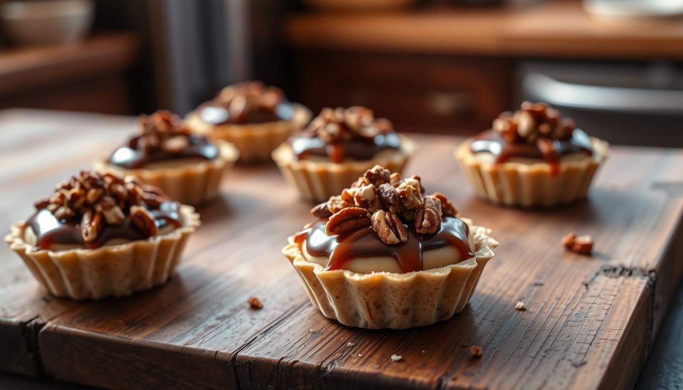 Mini Turtle Pudding Pies