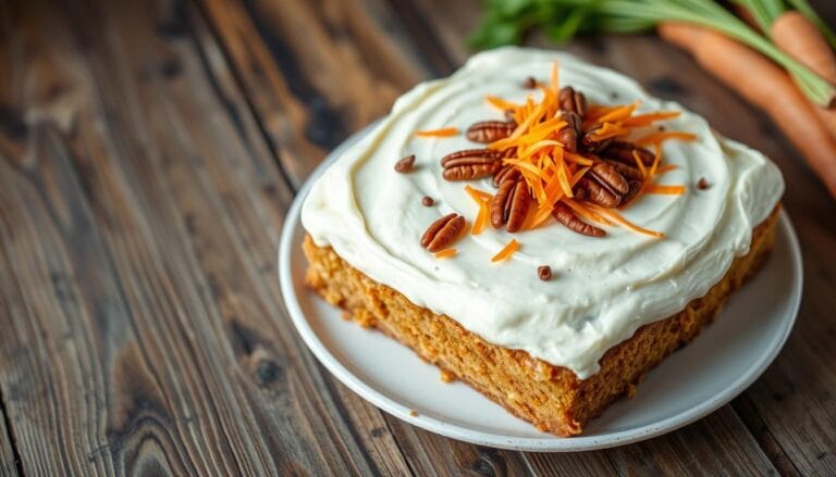 Moist and delicious carrot sheet Cake Recipe