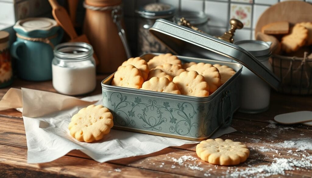 Storing Homemade Shortbread Cookies