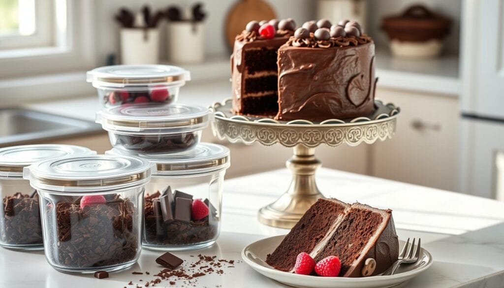 Triple Chocolate Cake Storage Tips