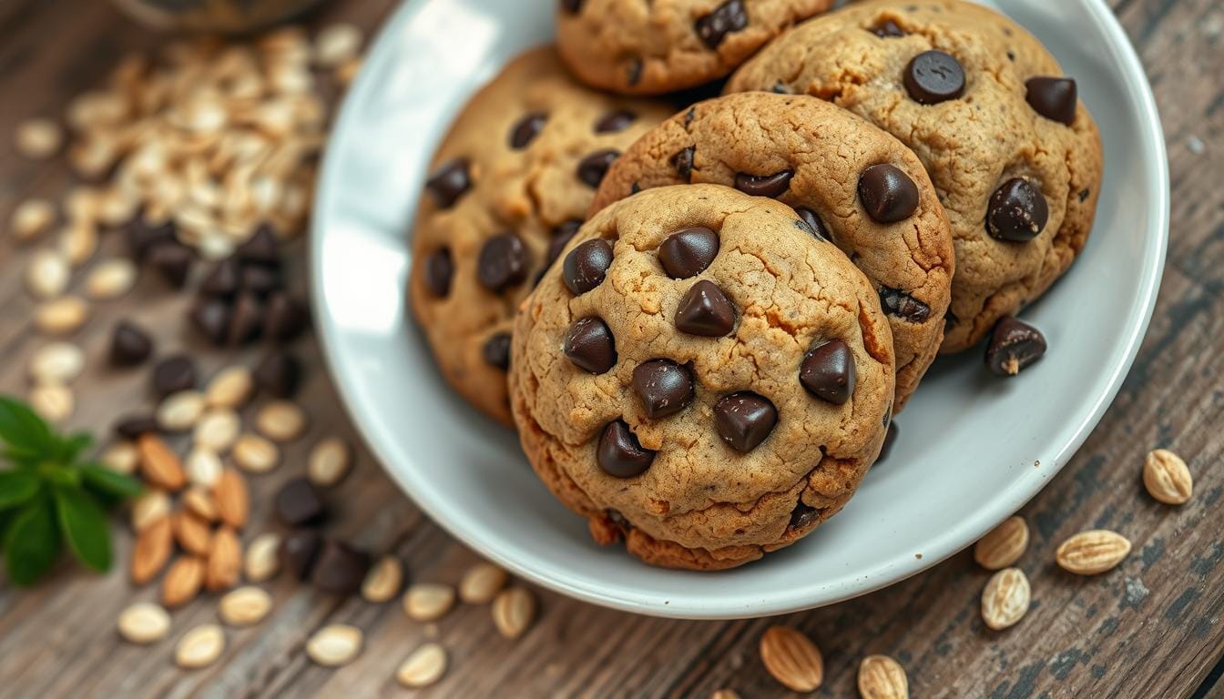 low sugar chocolate chip cookies