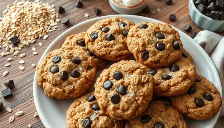 vegan oatmeal chocolate chip cookies