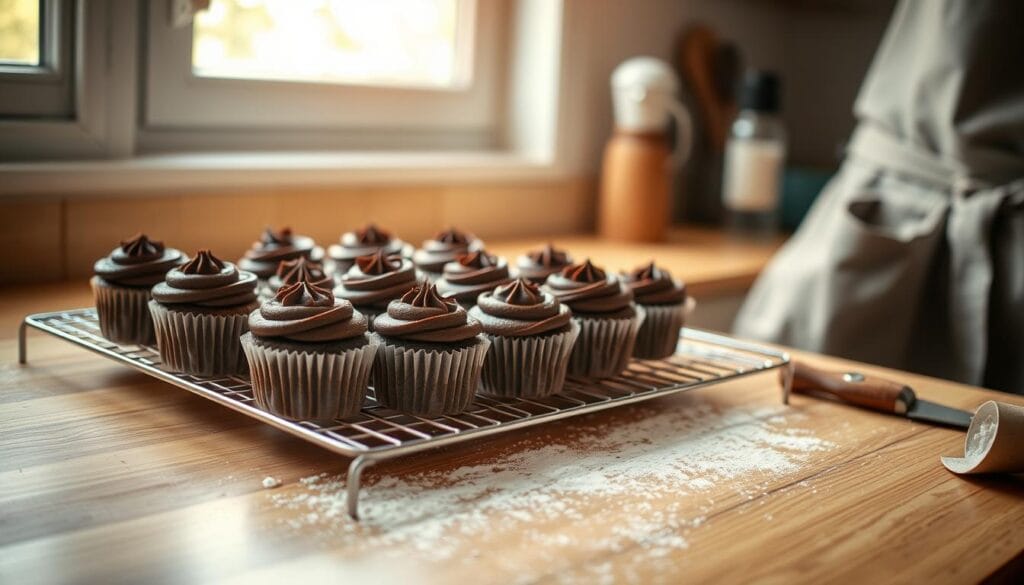 Baking and Cooling Cupcakes