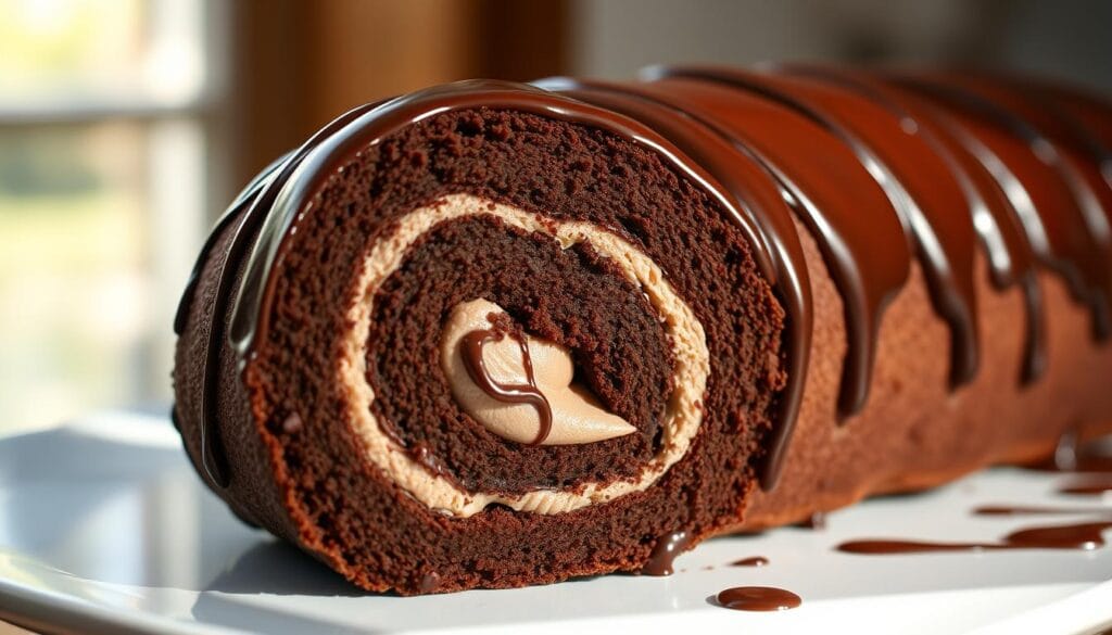 Chocolate Cake Roll (Swiss Roll)