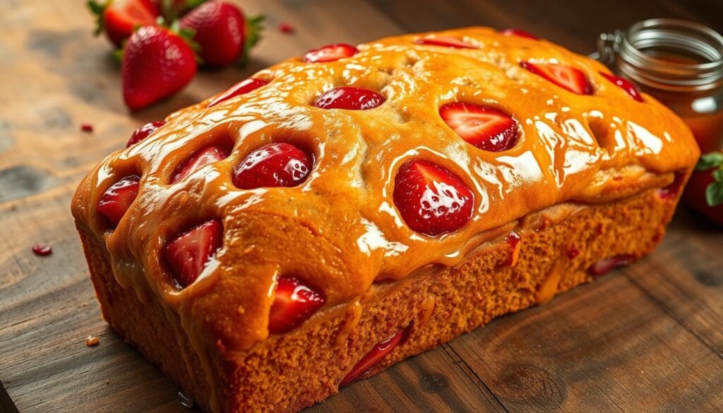 Glazed Strawberry Bread Recipe