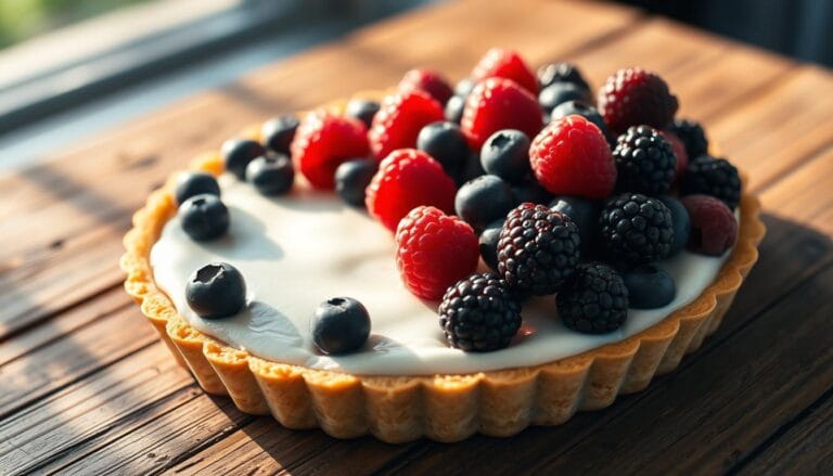 No-Bake Greek Yogurt Fruit Tart